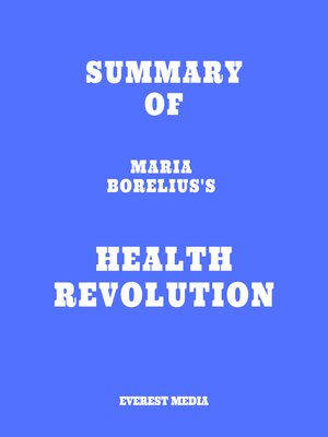 cover image of Summary of Maria Borelius's Health Revolution